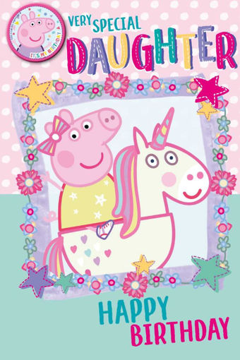 Picture of SPECIAL DAUGHTER BIRTHDAY CARD PEPPA PIG